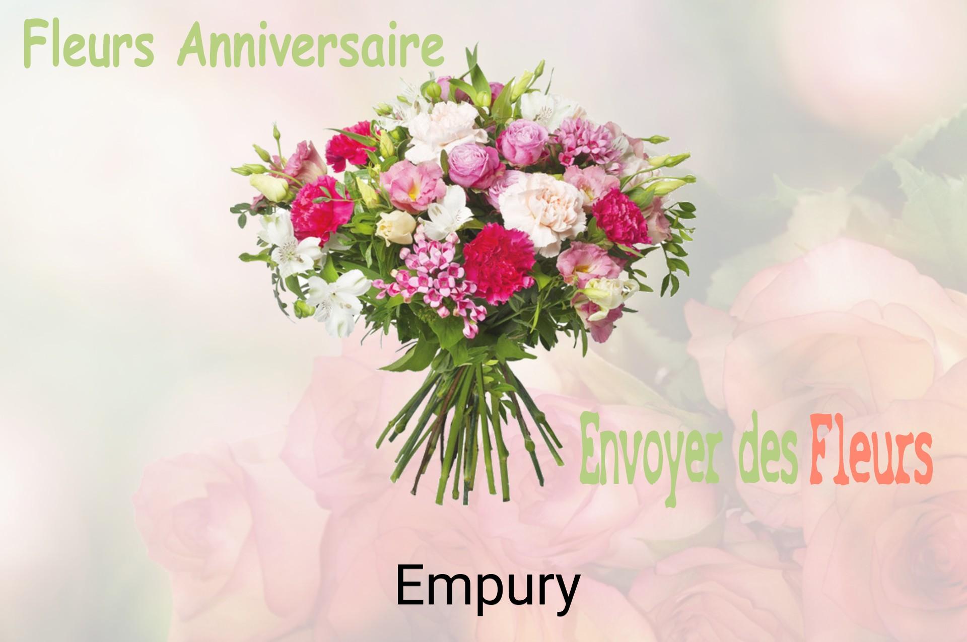 Bouquet de fleurs d’anniversaire livré à Empury