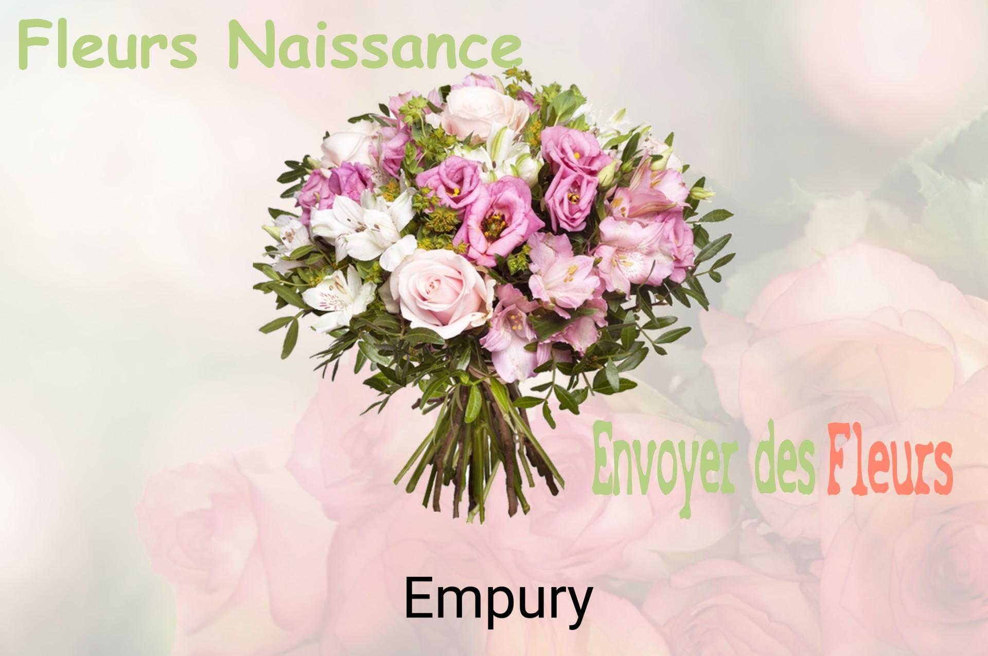 Bouquet de fleurs de naissance livré à Empury